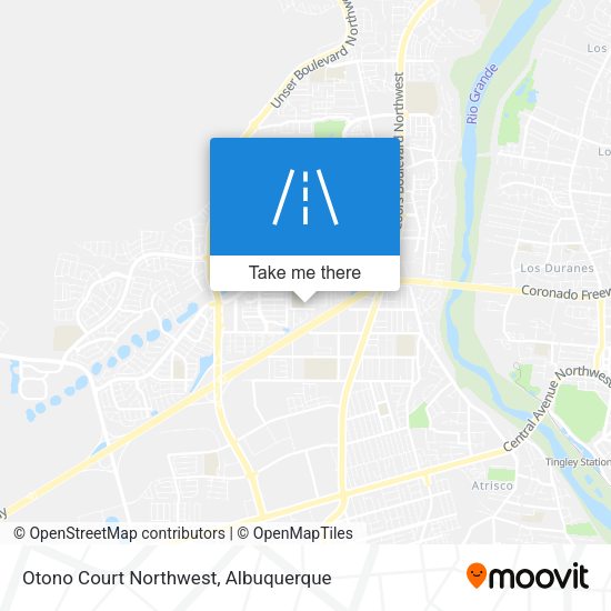 Mapa de Otono Court Northwest
