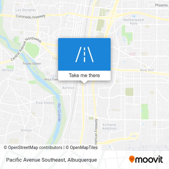 Mapa de Pacific Avenue Southeast