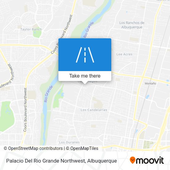 Palacio Del Rio Grande Northwest map