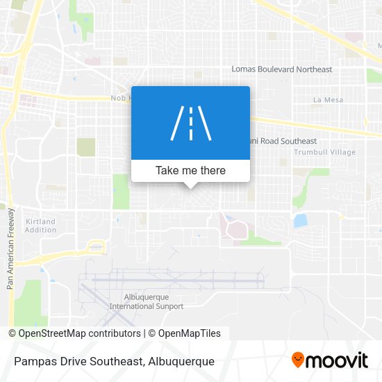 Mapa de Pampas Drive Southeast