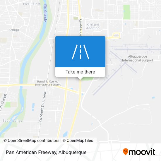 Pan American Freeway map