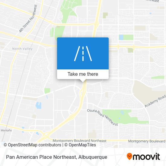 Mapa de Pan American Place Northeast