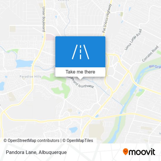 Mapa de Pandora Lane