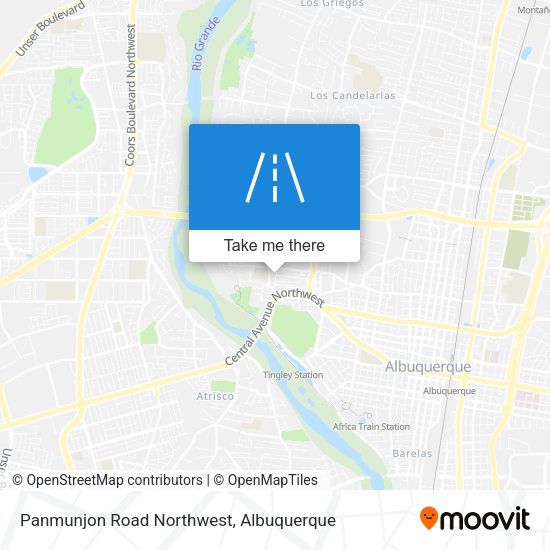 Panmunjon Road Northwest map