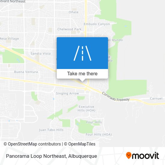 Panorama Loop Northeast map