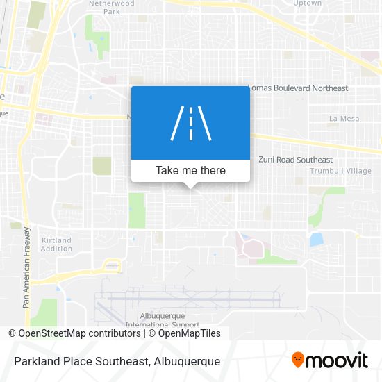 Mapa de Parkland Place Southeast