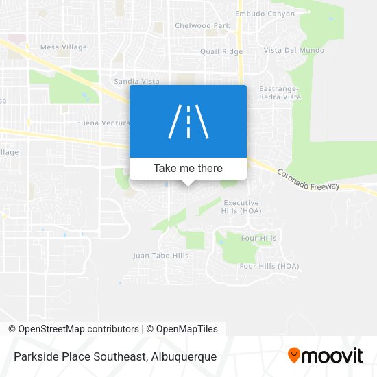 Parkside Place Southeast map