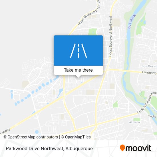 Mapa de Parkwood Drive Northwest