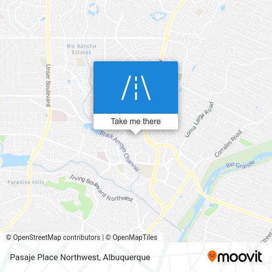 Pasaje Place Northwest map