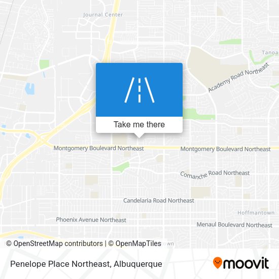 Penelope Place Northeast map