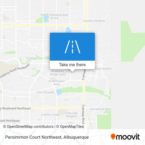 Persimmon Court Northeast map