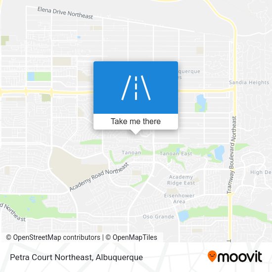 Mapa de Petra Court Northeast
