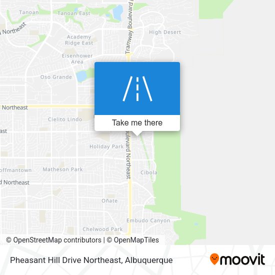 Pheasant Hill Drive Northeast map