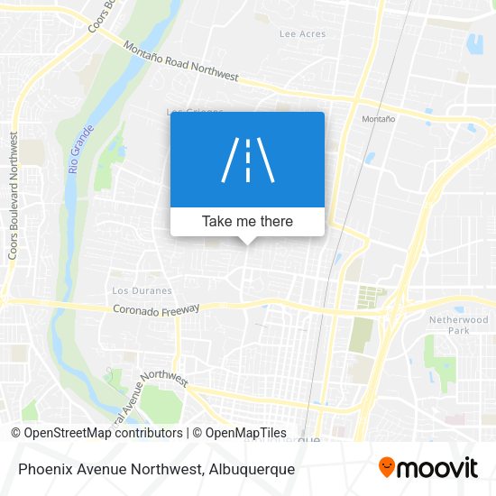 Mapa de Phoenix Avenue Northwest