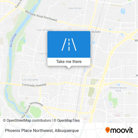 Phoenix Place Northwest map