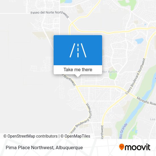 Pima Place Northwest map