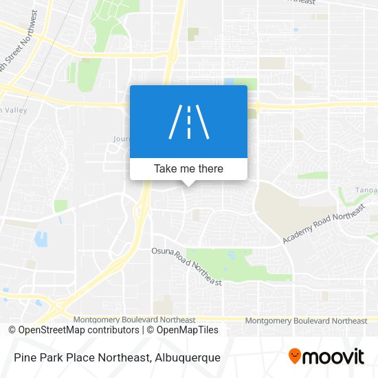 Pine Park Place Northeast map