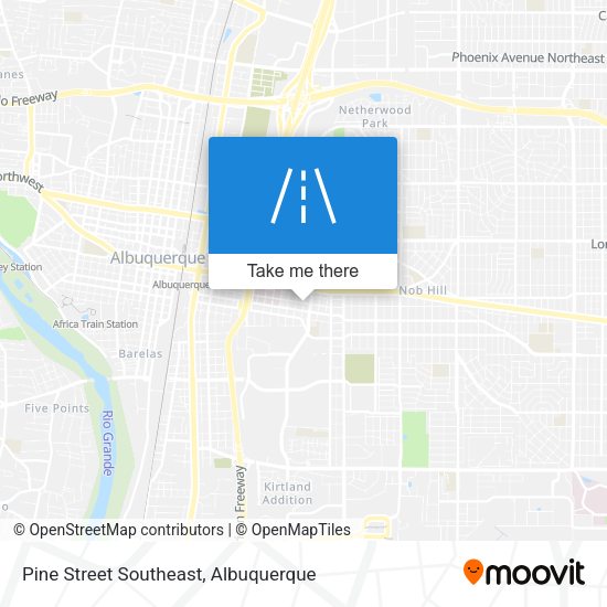 Pine Street Southeast map