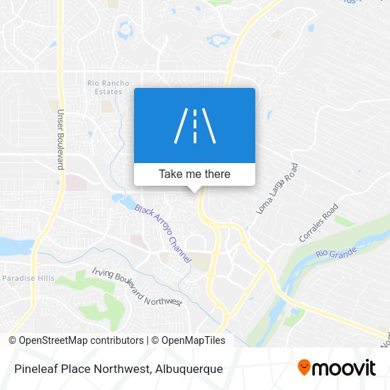Mapa de Pineleaf Place Northwest