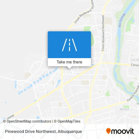 Pinewood Drive Northwest map