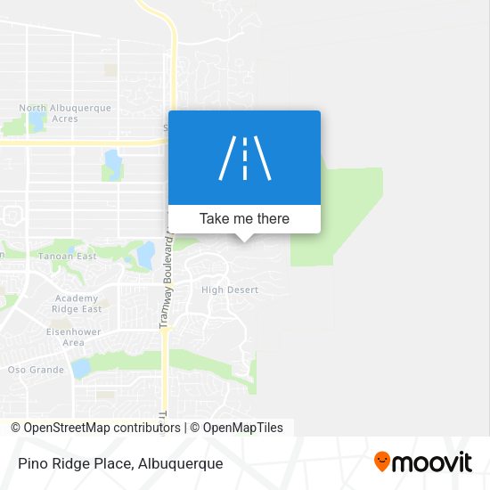 Pino Ridge Place map