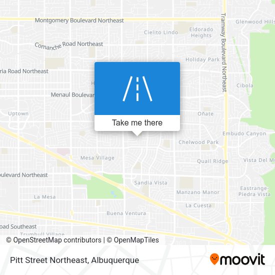 Pitt Street Northeast map