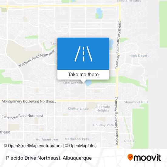 Mapa de Placido Drive Northeast