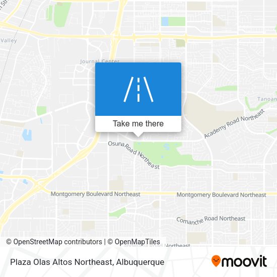 Mapa de Plaza Olas Altos Northeast