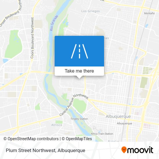 Mapa de Plum Street Northwest