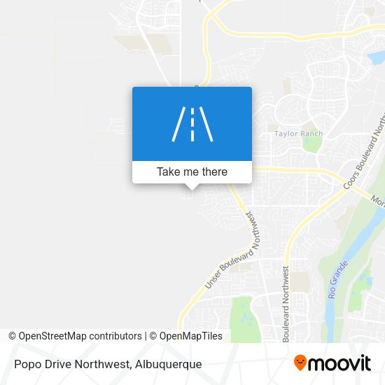 Popo Drive Northwest map