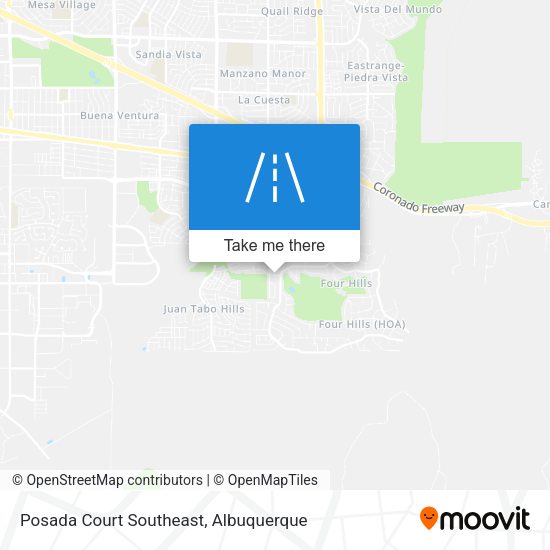Mapa de Posada Court Southeast