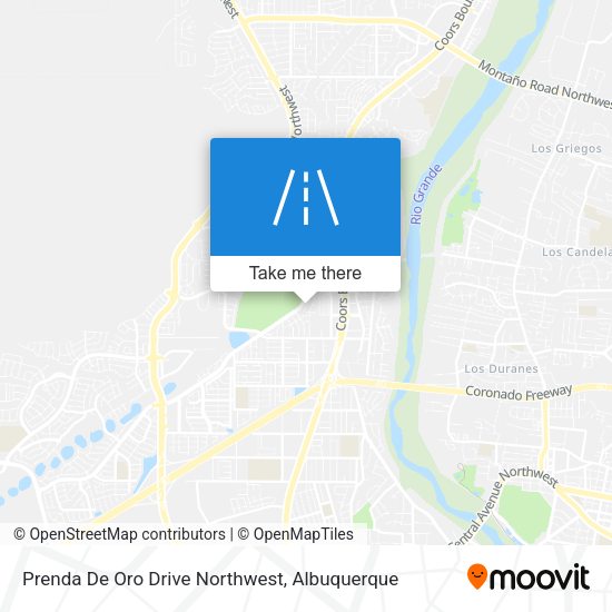 Prenda De Oro Drive Northwest map