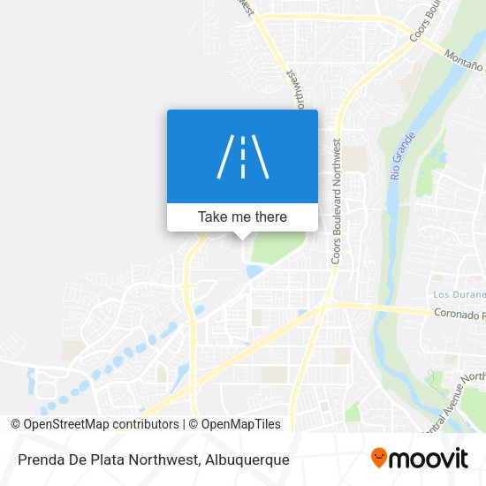 Prenda De Plata Northwest map