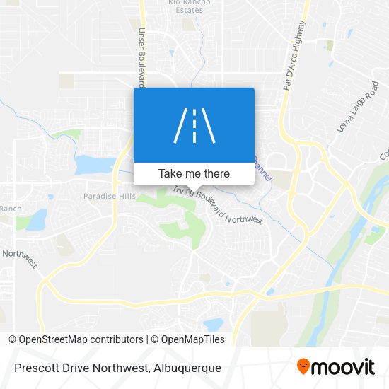 Mapa de Prescott Drive Northwest