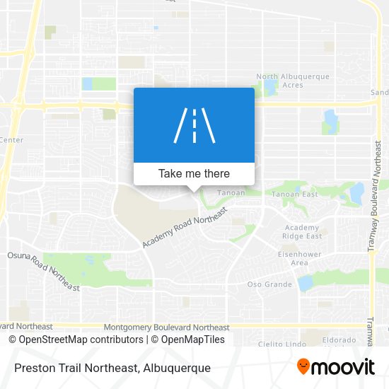 Mapa de Preston Trail Northeast