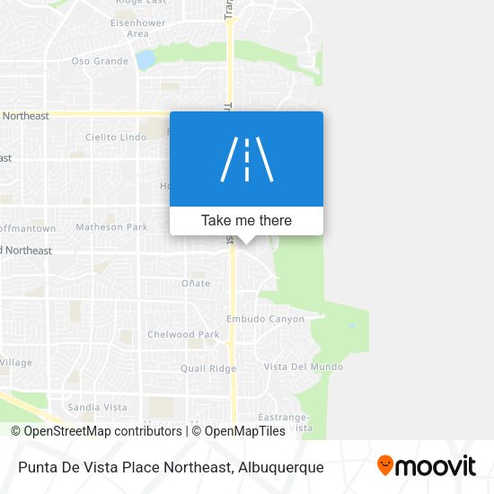 Punta De Vista Place Northeast map