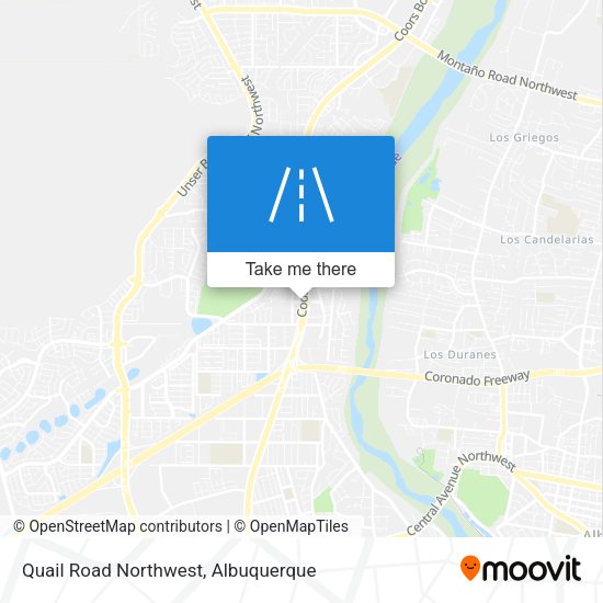 Quail Road Northwest map