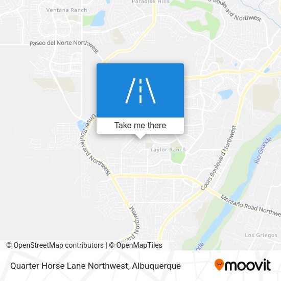 Mapa de Quarter Horse Lane Northwest