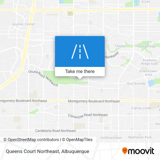Queens Court Northeast map