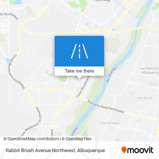 Mapa de Rabbit Brush Avenue Northwest