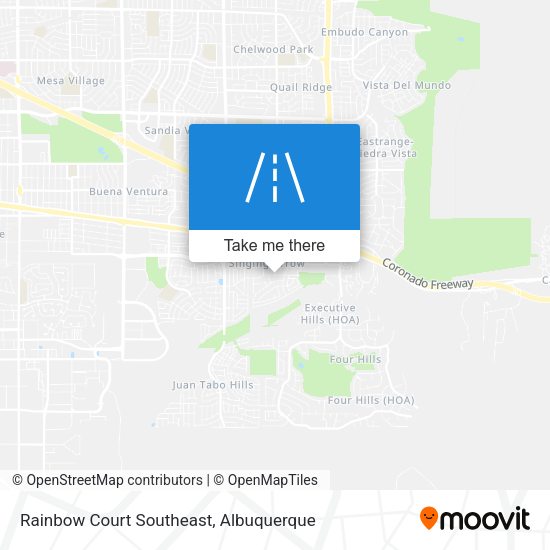 Rainbow Court Southeast map