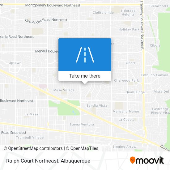 Ralph Court Northeast map
