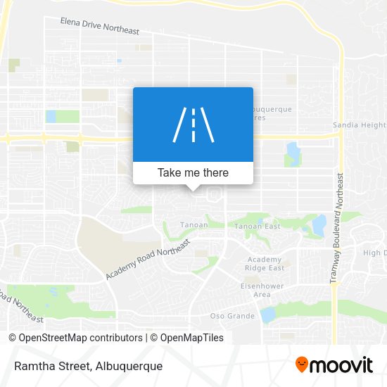 Mapa de Ramtha Street