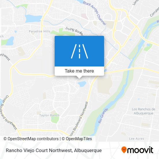 Mapa de Rancho Viejo Court Northwest