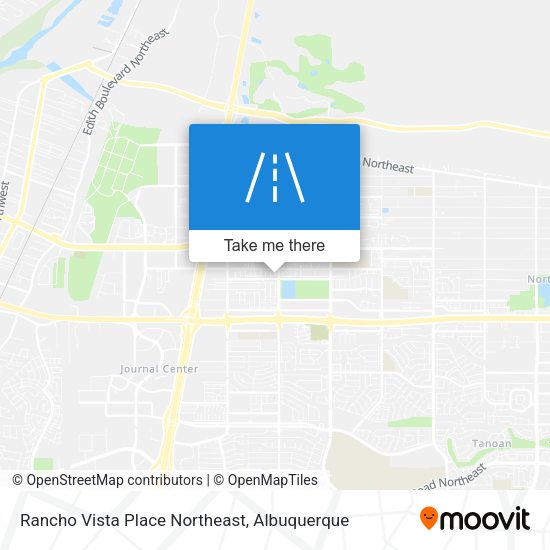 Rancho Vista Place Northeast map