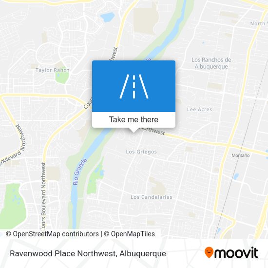 Ravenwood Place Northwest map