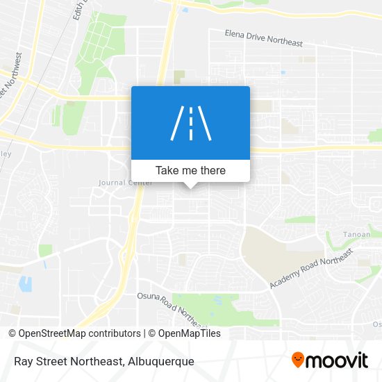 Ray Street Northeast map