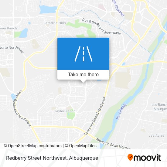 Mapa de Redberry Street Northwest