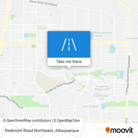 Mapa de Redmont Road Northeast