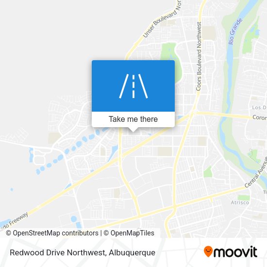 Mapa de Redwood Drive Northwest